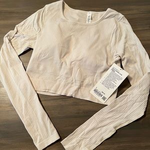 NWT Ebb to Street Long Sleeve White Opal